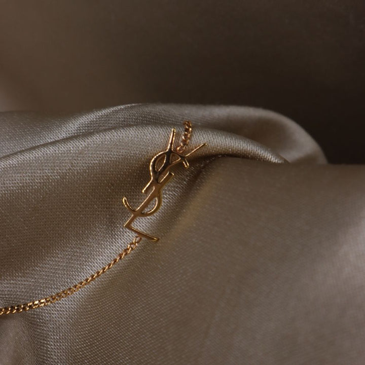 Saint Laurent 經典 logo 手鏈|近年款極罕 - Vintasy