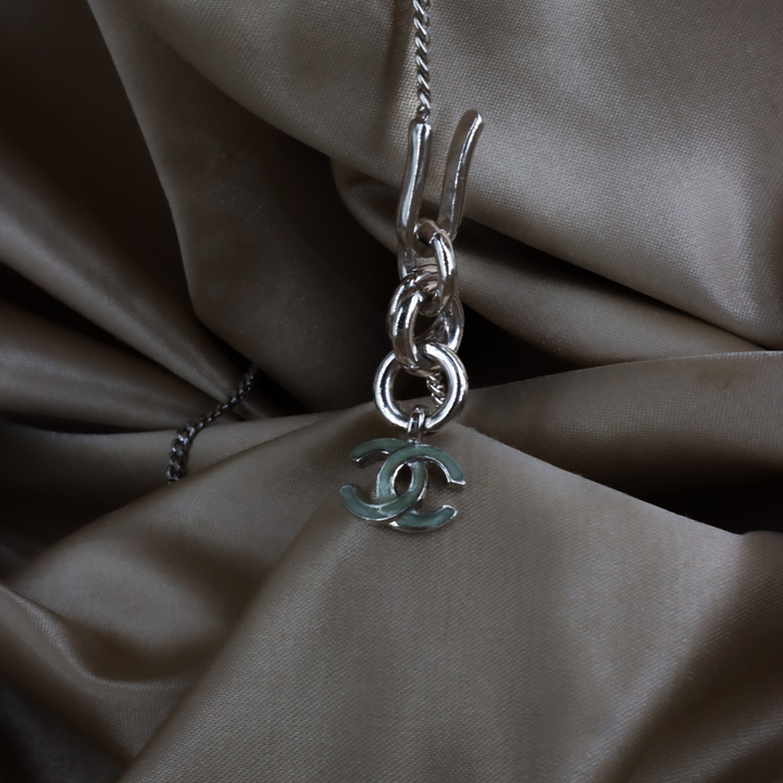 CHANEL 2004 Clover CC Necklace | S-Rank Beauty!