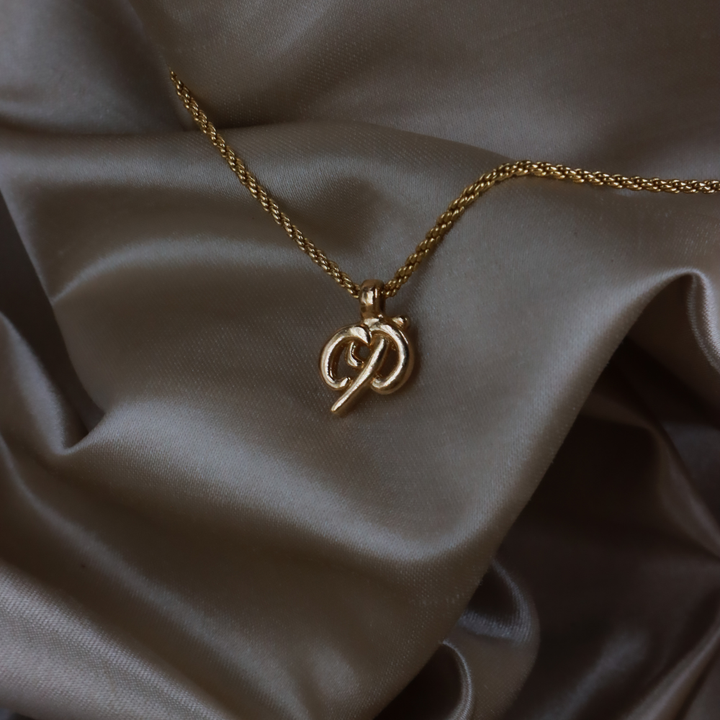 CHRISTIAN DIOR 經典 CD Logo 項鏈