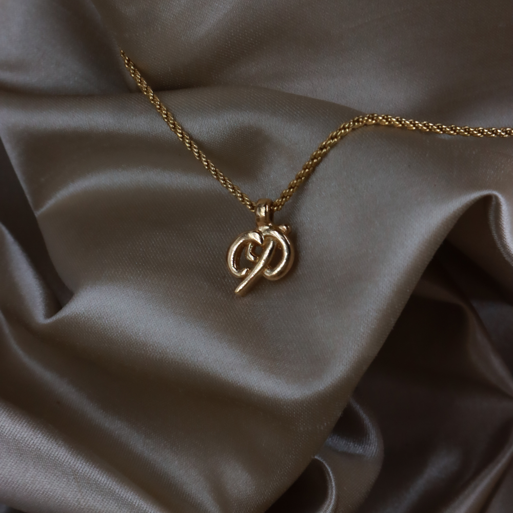 CHRISTIAN DIOR 經典 CD Logo 項鏈