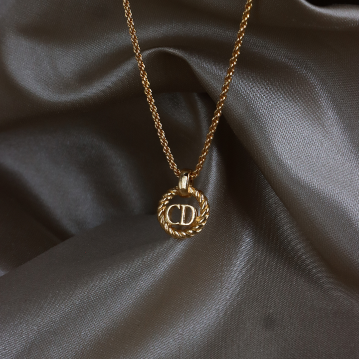 CHRISTIAN DIOR twist classic necklace