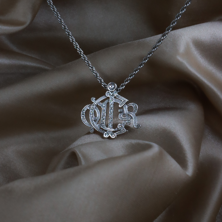 CHRISTIAN DIOR Rhinestone Pendant Necklace｜No.1 Best Seller!