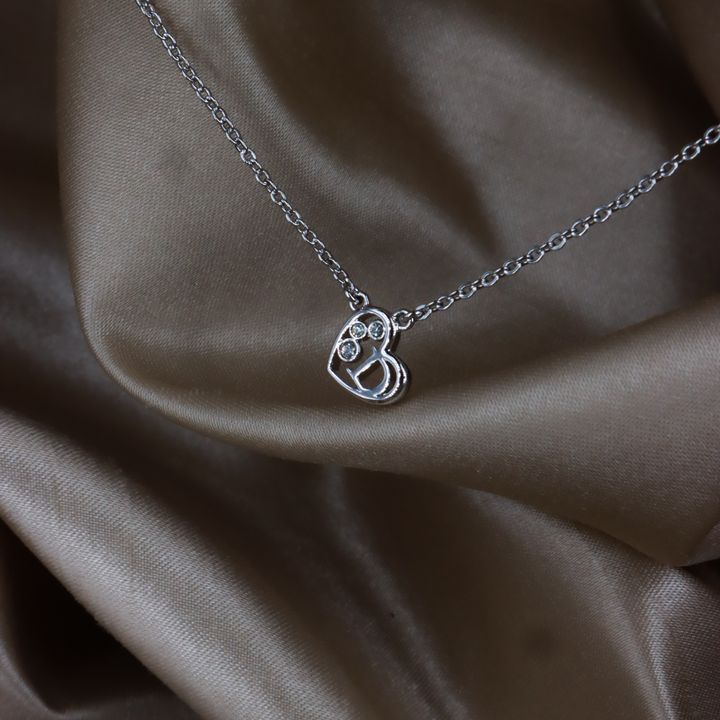 CHRISTIAN DIOR 心形水晶 Logo 項鏈 ｜ 2000年經典