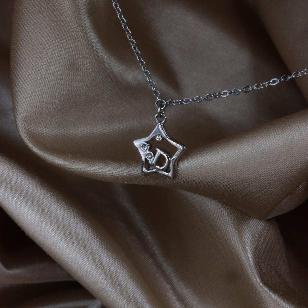 CHRISTIAN DIOR星形 Logo 水晶項鏈 ｜ 2000年經典 ｜未使用級美品