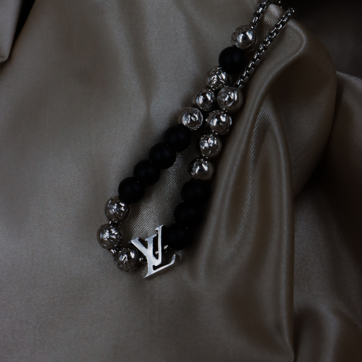 LOUIS VUITTON Monogram Bead Bracelet ｜未使用 連原盒