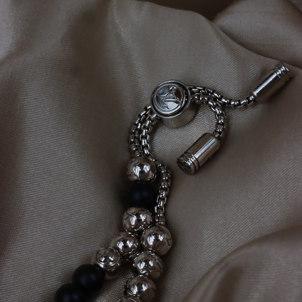 LOUIS VUITTON Monogram Bead Bracelet ｜未使用 連原盒