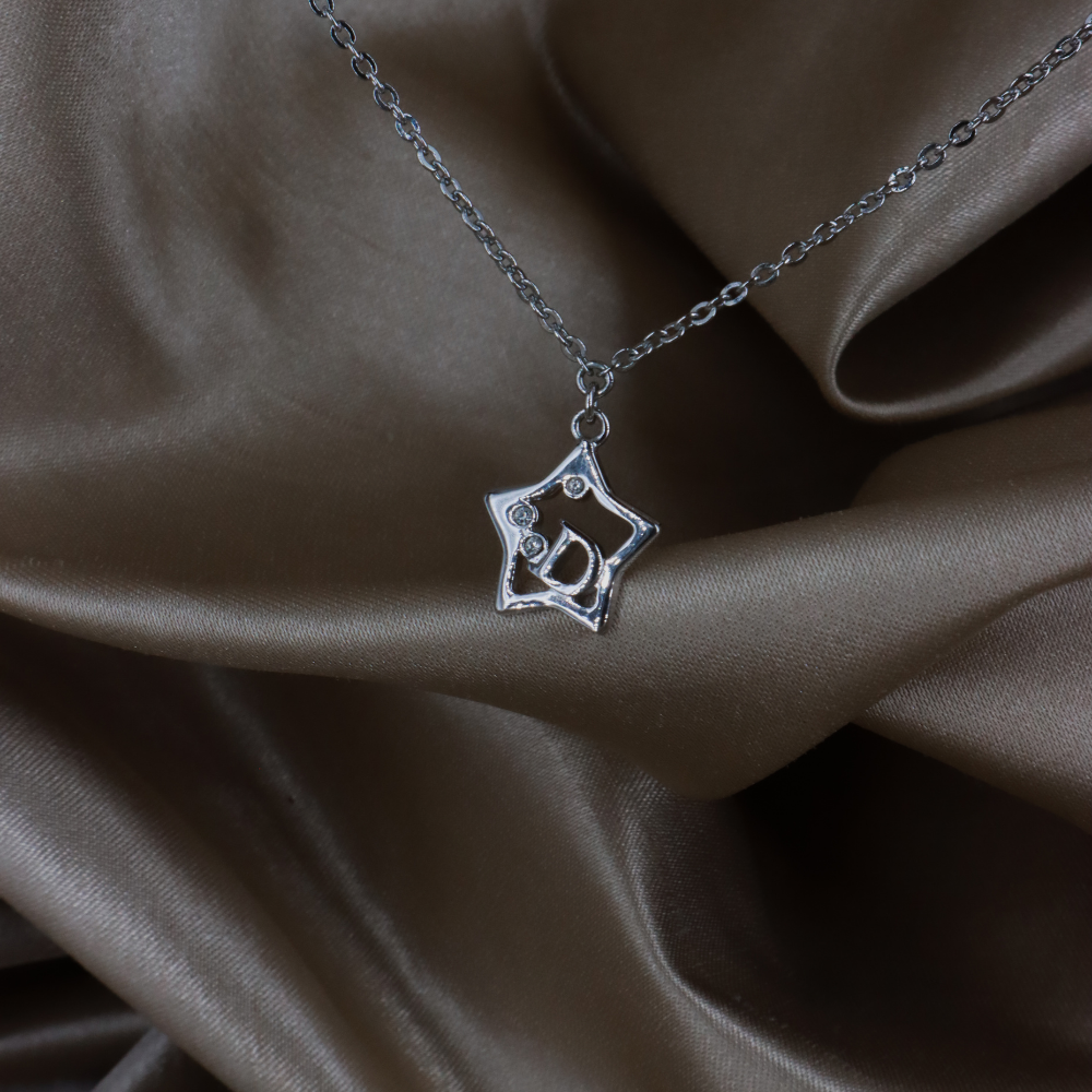 CHRISTIAN DIOR星形 Logo 水晶項鏈 ｜ 2000年經典 ｜未使用級美品