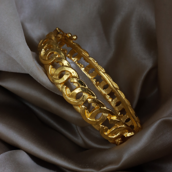 CHANEL CC Logo 金色鏈環手鐲｜附原盒 ｜ 1996年款收藏級 | 全網唯一款