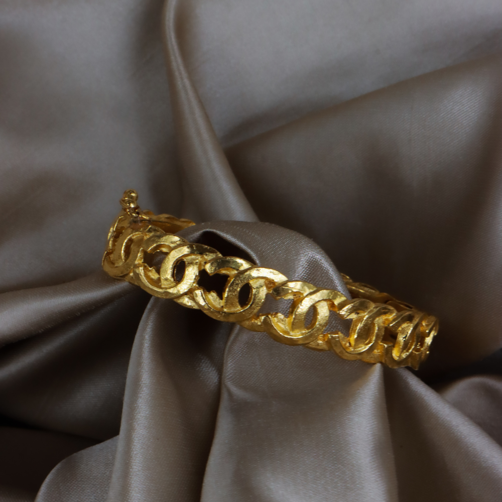 CHANEL CC Logo 金色鏈環手鐲｜附原盒 ｜ 1996年款收藏級 | 全網唯一款