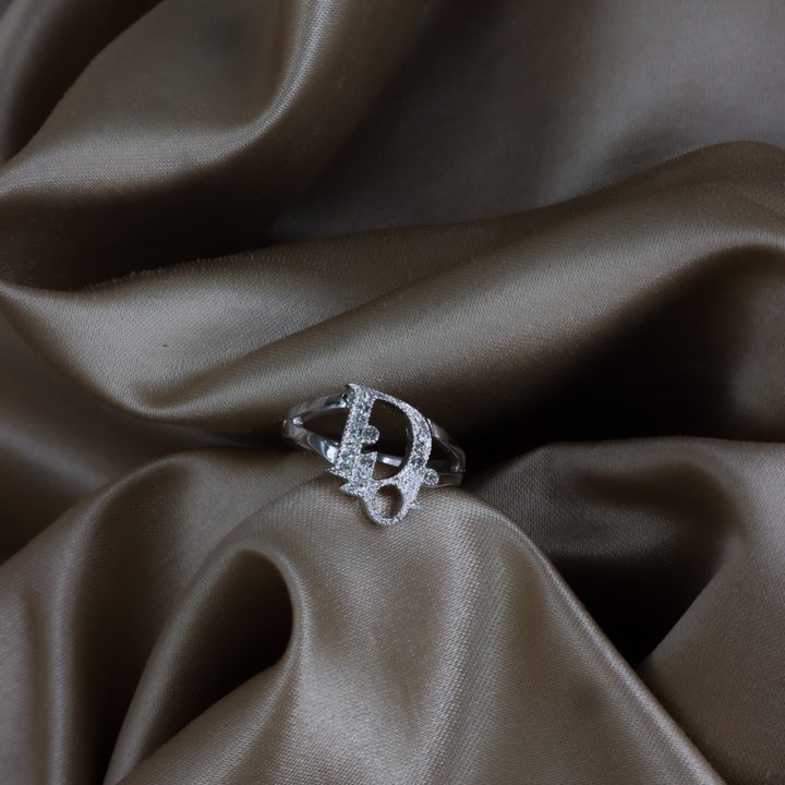 DIOR CD Logo 水晶戒指｜2000年代