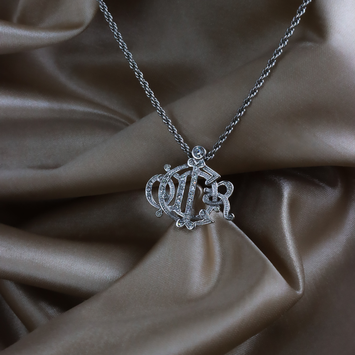 CHRISTIAN DIOR Rhinestone Pendant Necklace｜No.1 Best Seller!