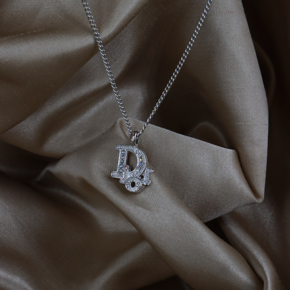 CHRISTIAN DIOR 閃石吊墜項鏈 超罕有入手！