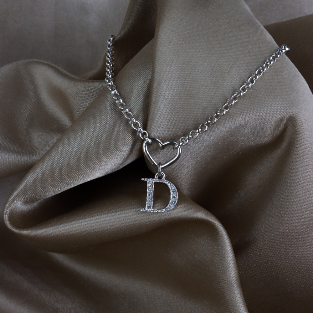 DIOR 心心相扣D字水晶手鏈