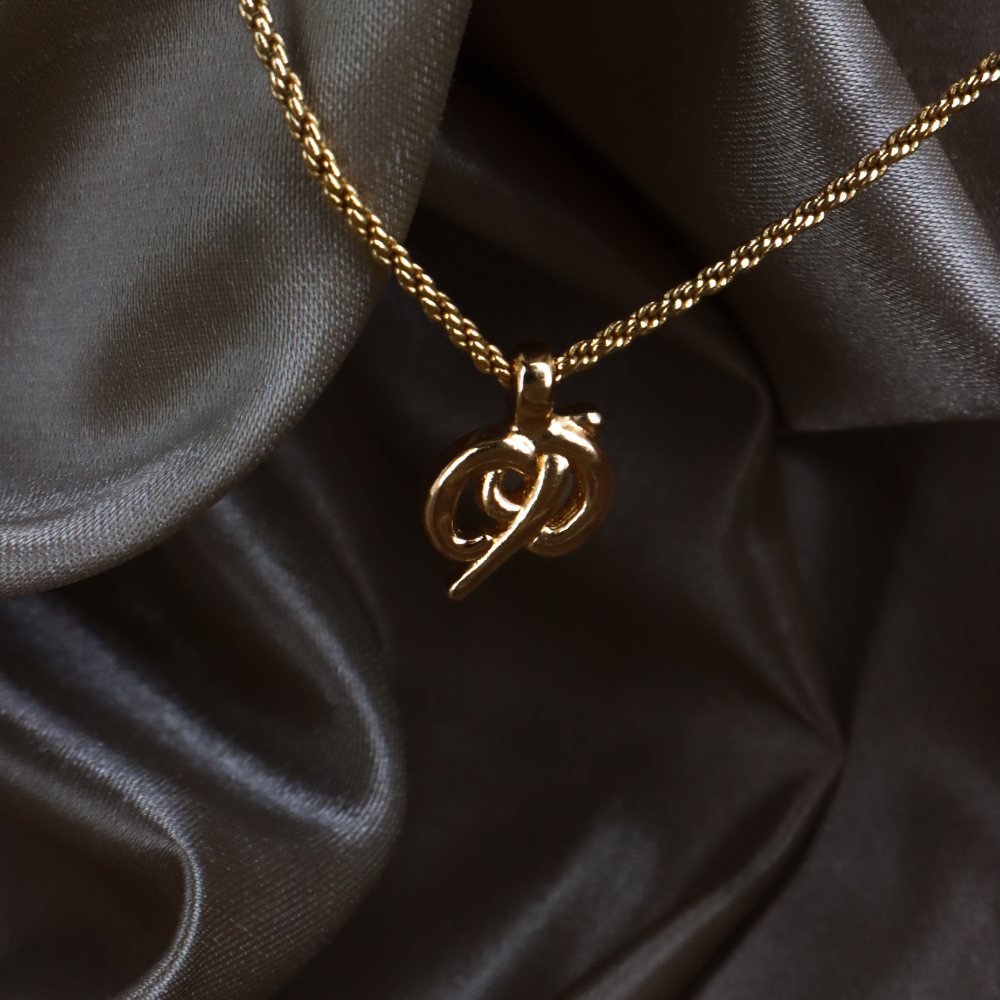 CHRISTIAN DIOR 經典 CD Logo 項鏈