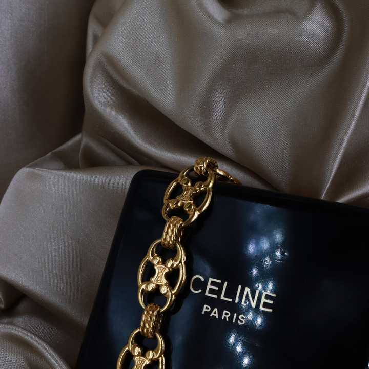 CELINE Triomphe 凱旋門 Vintage 復古手鏈
