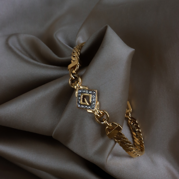 GIVENCHY 經典Logo水晶手鏈