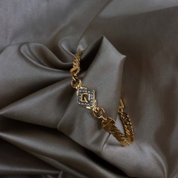 GIVENCHY 經典Logo水晶手鏈