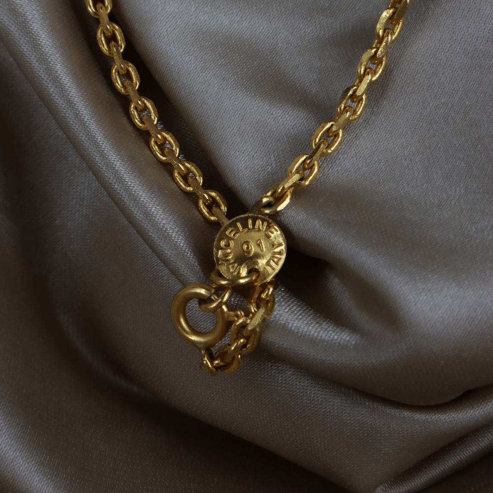 CELINE 凱旋門立體吊墜項鏈｜ 1991年超罕有產品 - Vintasy