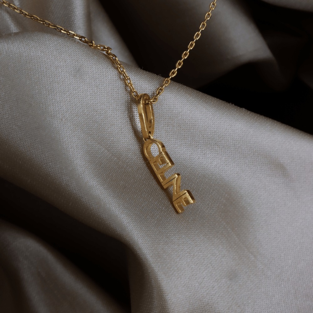 CELINE Logo 2000年代 小吊墜項鏈 - Vintasy