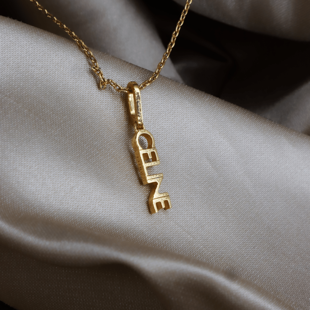 CELINE Logo 2000年代 小吊墜項鏈 - Vintasy