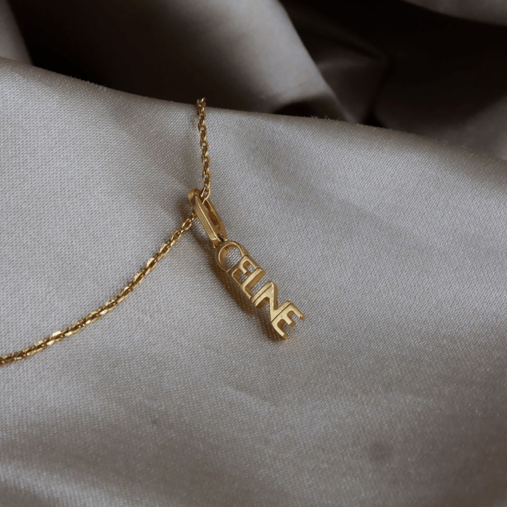 CELINE Logo 2000年代 小吊墜項鏈 - Vintasy