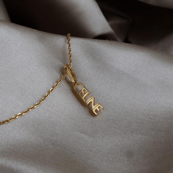 CELINE Logo 2000年代 小吊墜項鏈 - Vintasy