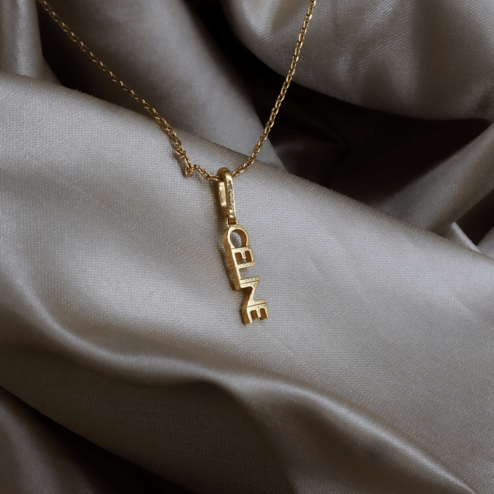 CELINE Logo 2000年代 小吊墜項鏈 - Vintasy