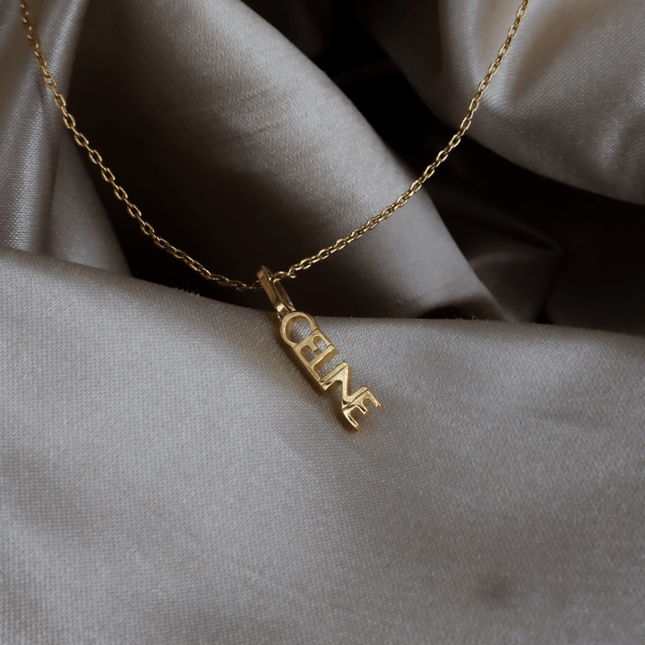 CELINE Logo 2000年代 小吊墜項鏈 - Vintasy