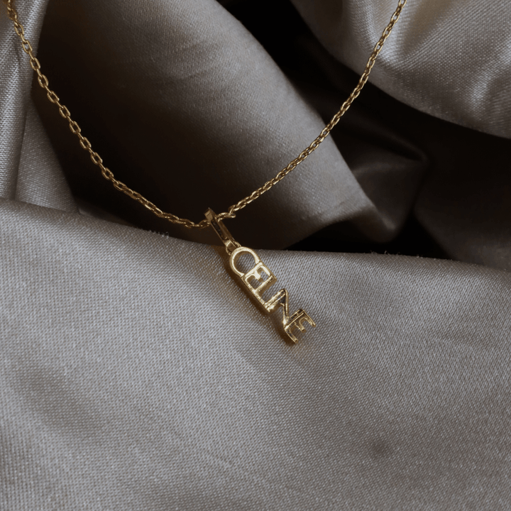 CELINE Logo 2000年代 小吊墜項鏈 - Vintasy