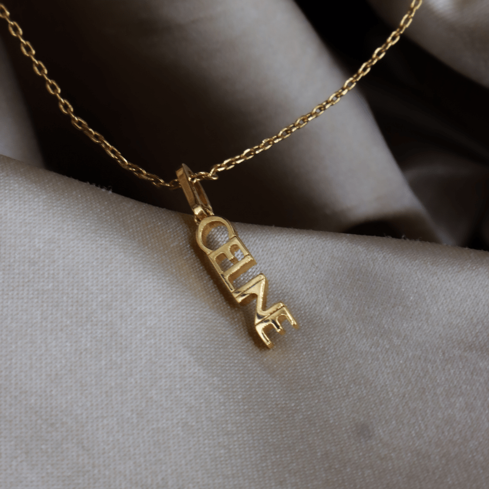 CELINE Logo 2000年代 小吊墜項鏈 - Vintasy