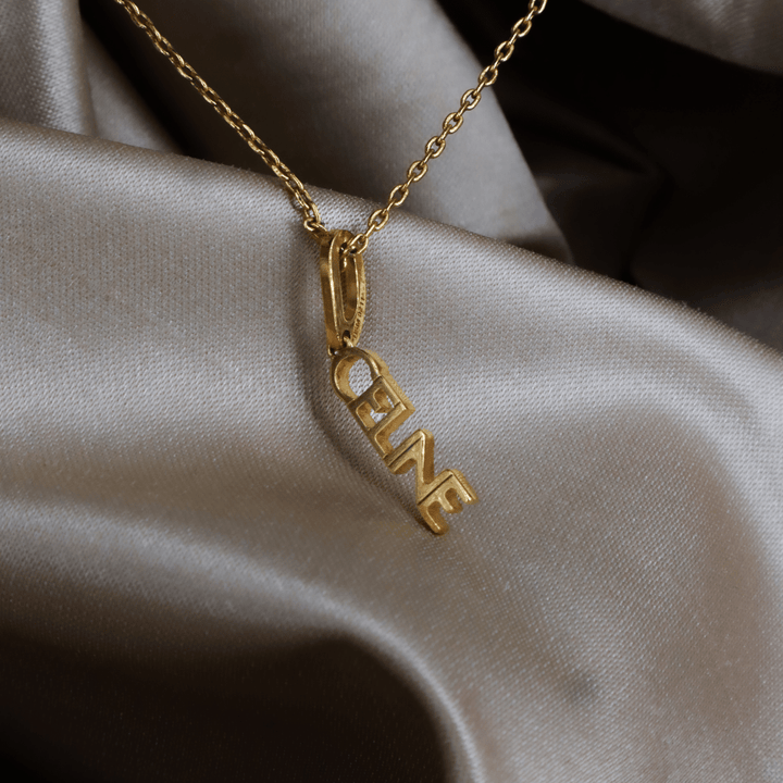 CELINE Logo 2000年代 小吊墜項鏈 - Vintasy