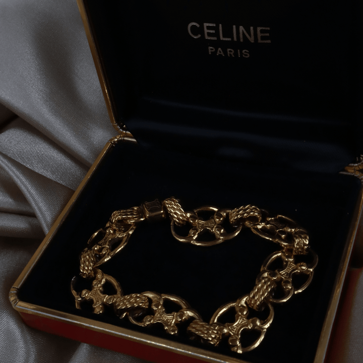CELINE Triomphe 凱旋門 Vintage 復古手鏈 - Vintasy項鏈