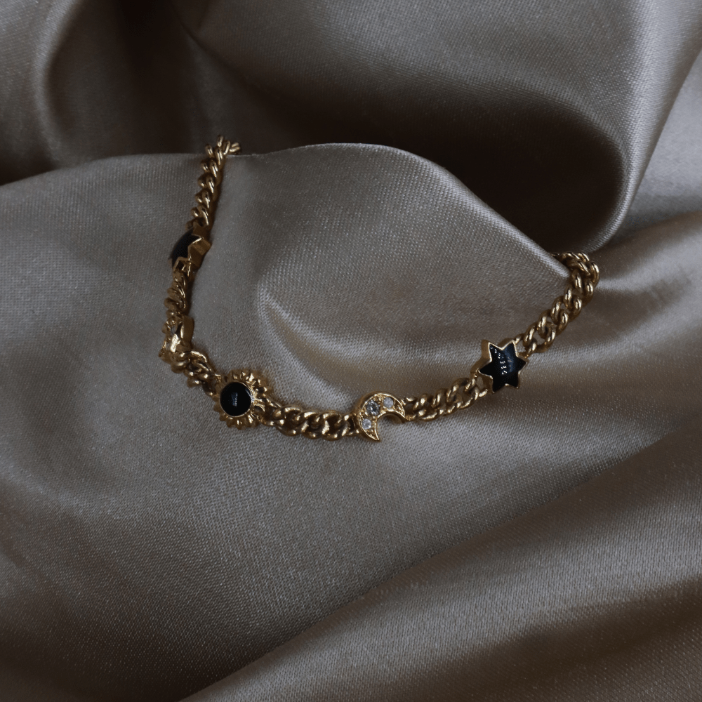 CHRISTIAN DIOR 日月星辰手鏈｜1980年代 - Vintasy