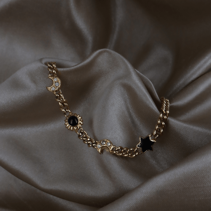 CHRISTIAN DIOR 日月星辰手鏈｜1980年代 - Vintasy