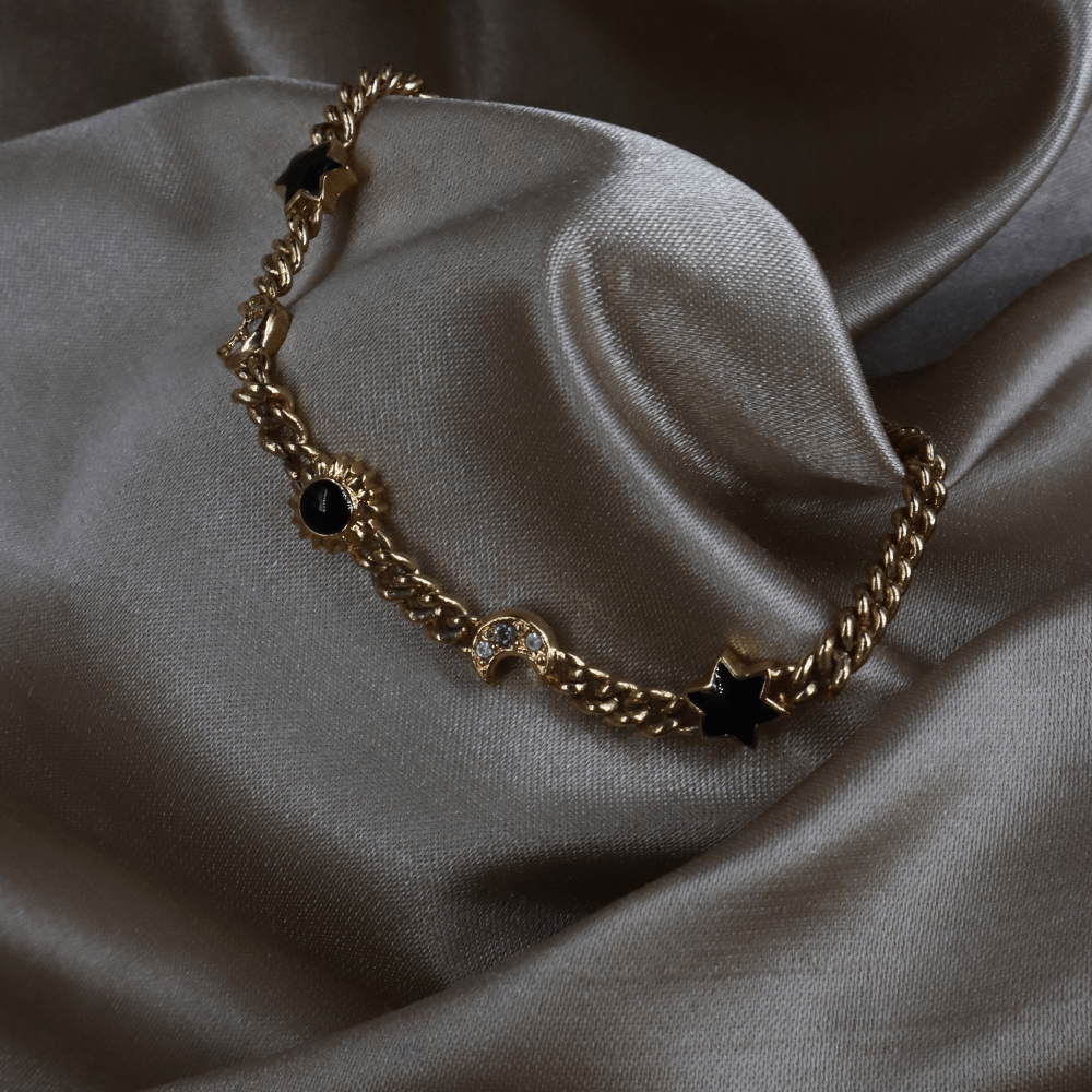 CHRISTIAN DIOR 日月星辰手鏈｜1980年代 - Vintasy