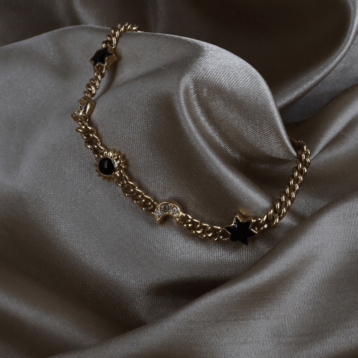 CHRISTIAN DIOR 日月星辰手鏈｜1980年代 - Vintasy