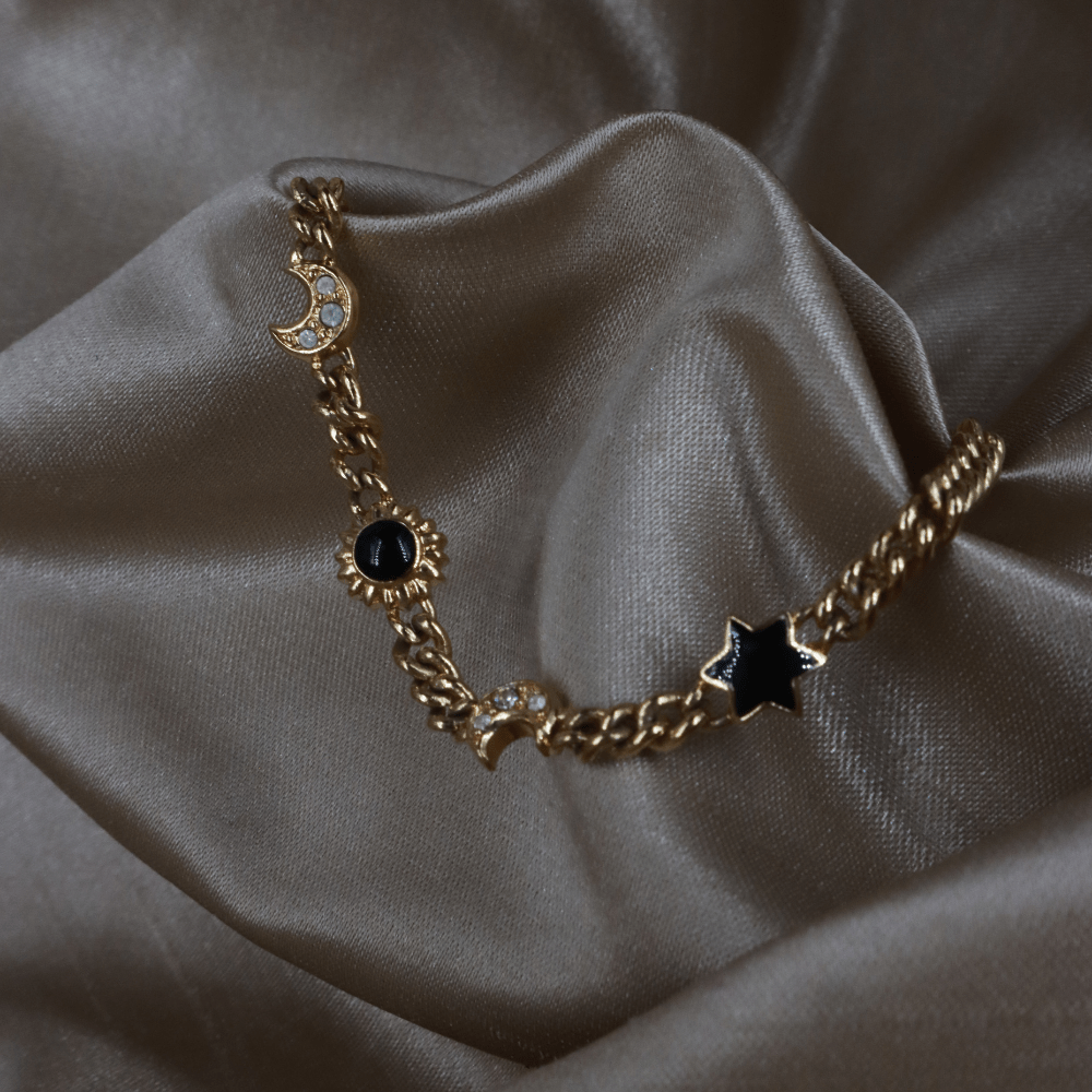 CHRISTIAN DIOR 日月星辰手鏈｜1980年代 - Vintasy