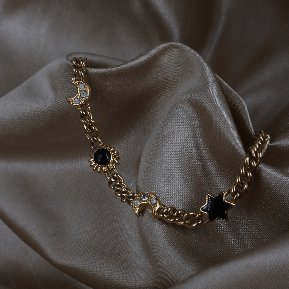 CHRISTIAN DIOR 日月星辰手鏈｜1980年代 - Vintasy