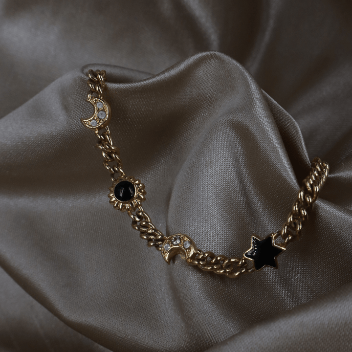 CHRISTIAN DIOR 日月星辰手鏈｜1980年代 - Vintasy