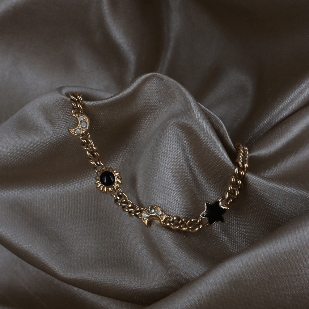 CHRISTIAN DIOR 日月星辰手鏈｜1980年代 - Vintasy