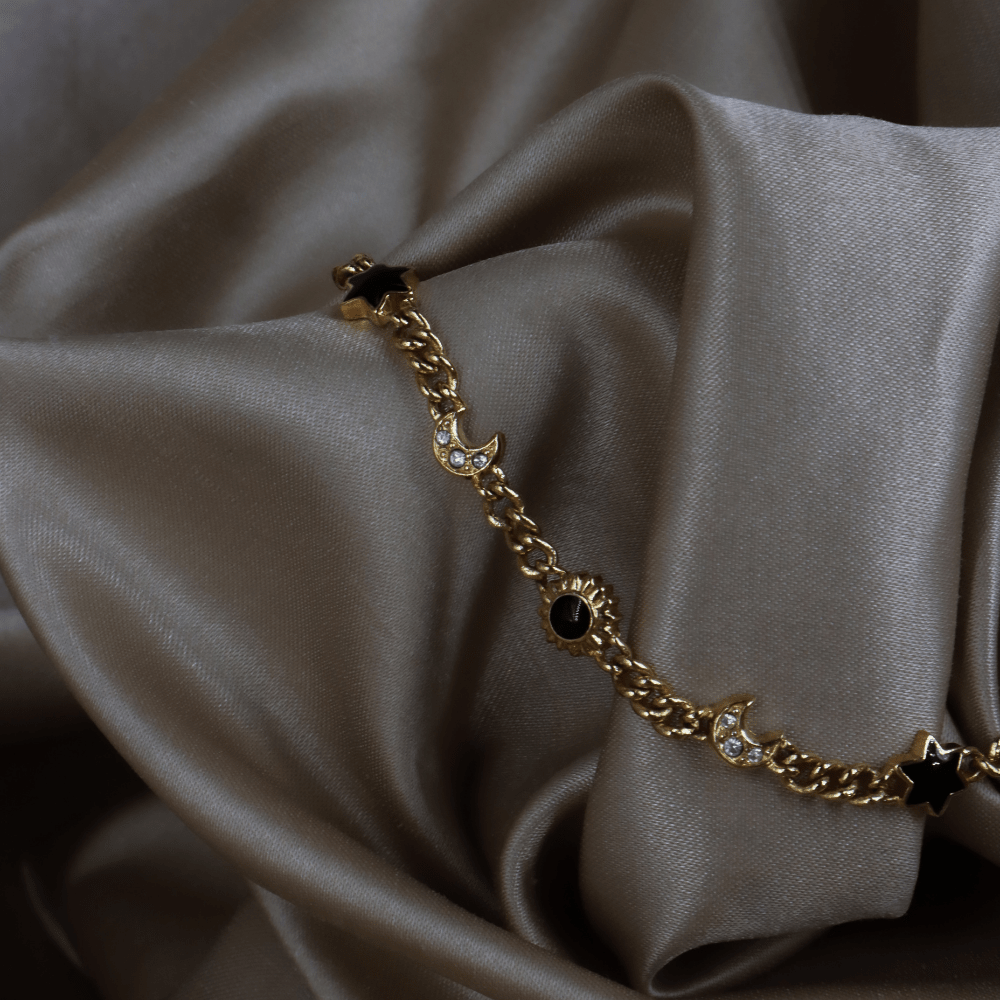 CHRISTIAN DIOR 日月星辰手鏈｜1980年代 - Vintasy