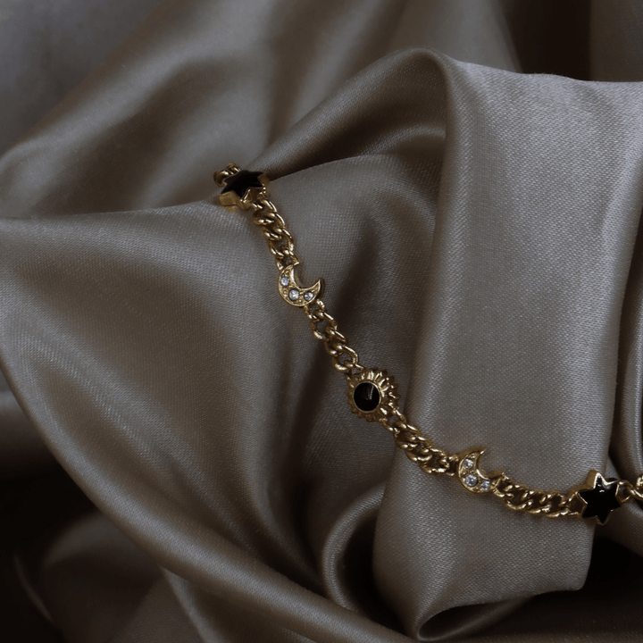 CHRISTIAN DIOR 日月星辰手鏈｜1980年代 - Vintasy