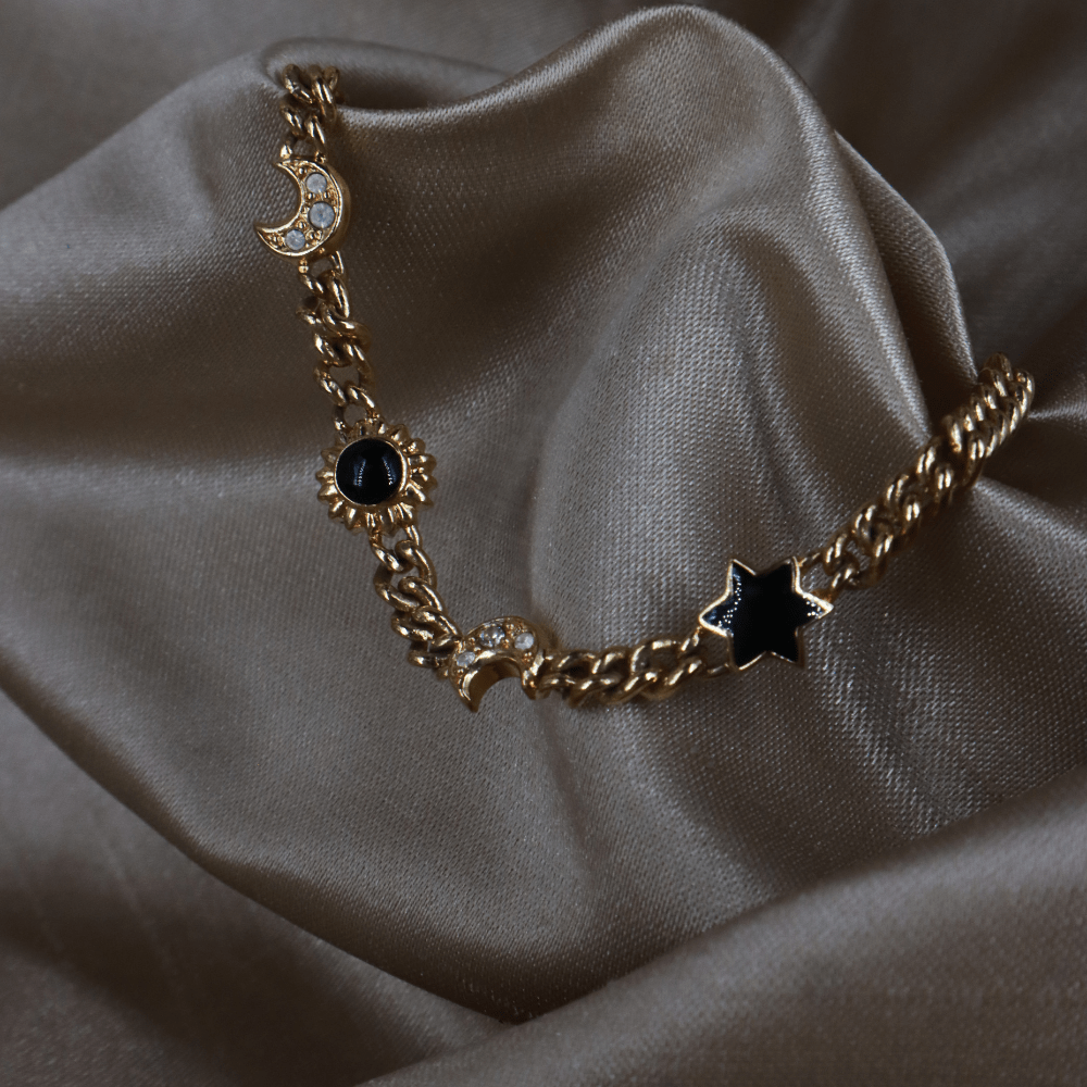 CHRISTIAN DIOR 日月星辰手鏈｜1980年代 - Vintasy