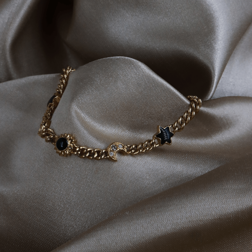 CHRISTIAN DIOR 日月星辰手鏈｜1980年代 - Vintasy