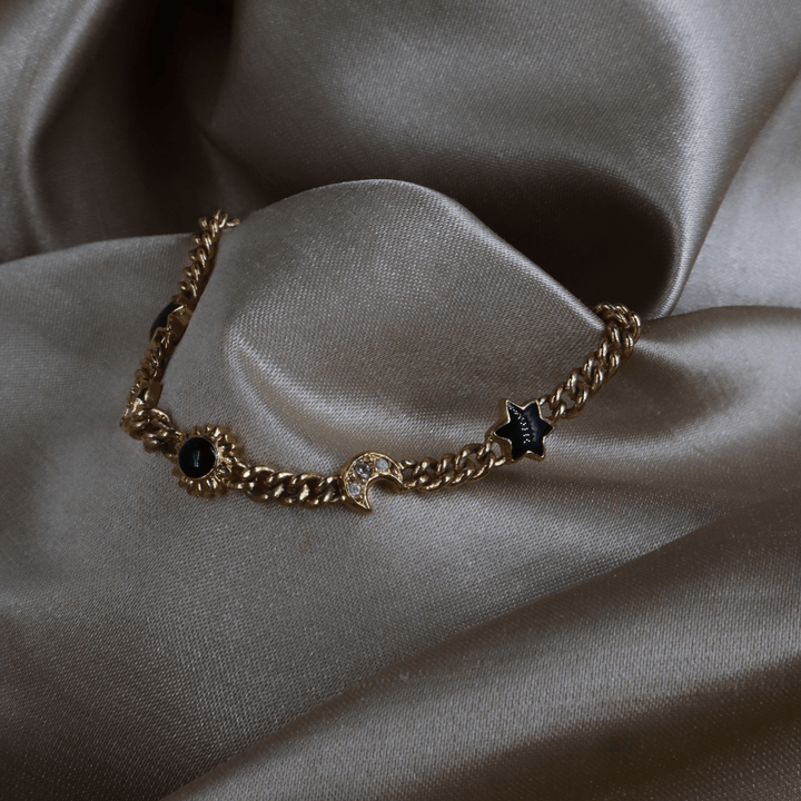 CHRISTIAN DIOR 日月星辰手鏈｜1980年代 - Vintasy