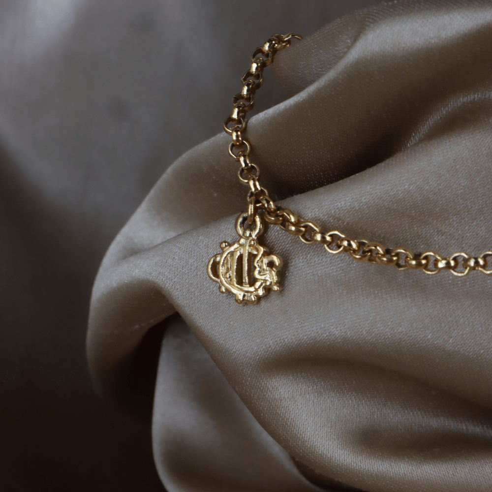 CHRISTIAN DIOR 1995 絕版吊墜手鏈 - Vintasy