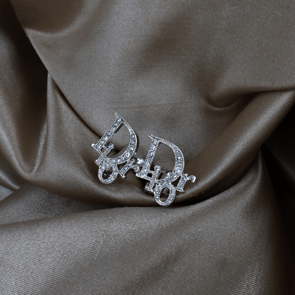 CHRISTIAN DIOR 閃石耳夾 ｜ 2000年代｜ 未使用品連原盒 - Vintasy