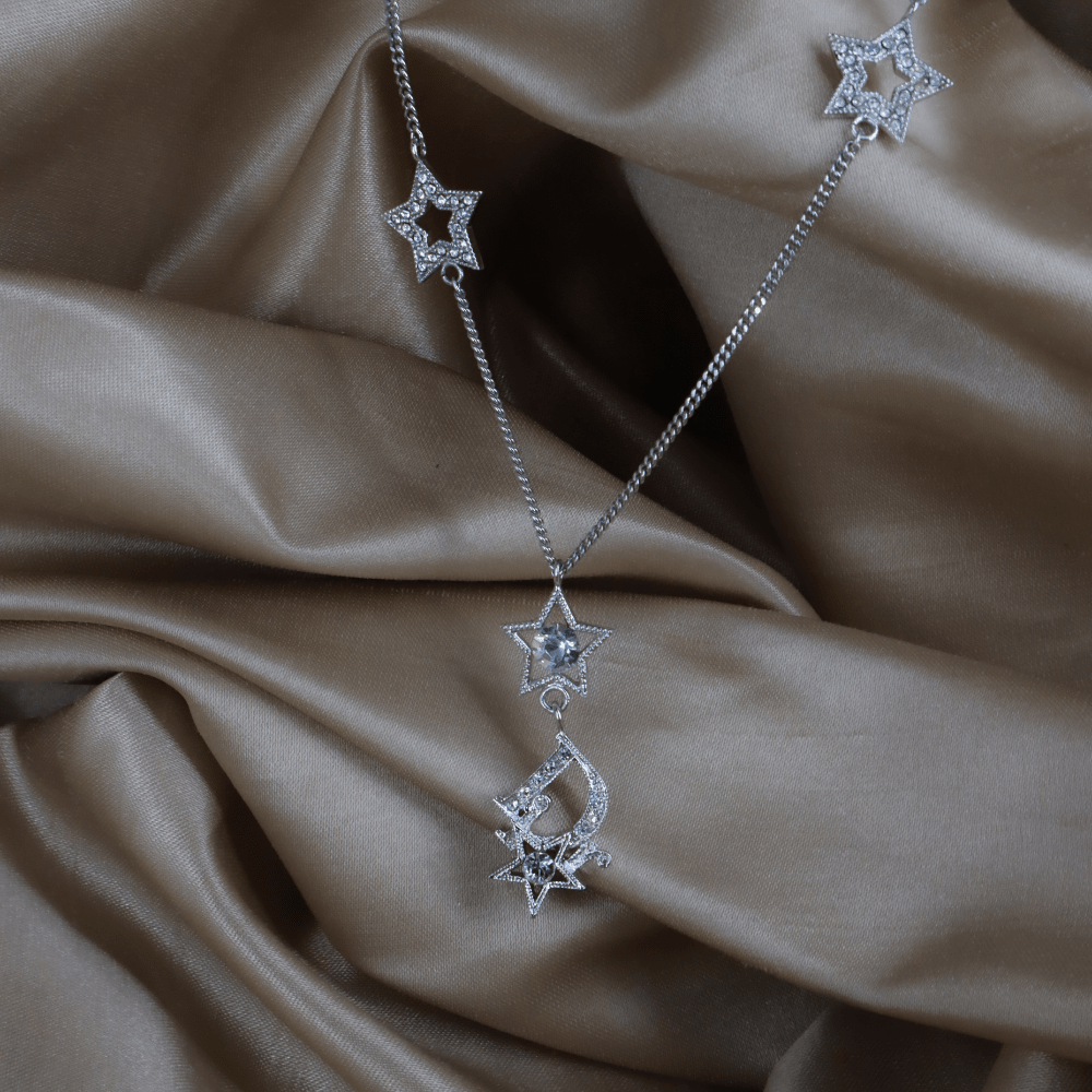 CHRISTIAN DIOR 星閃閃鎖骨項鏈 ｜極罕2000年代產品 - Vintasy