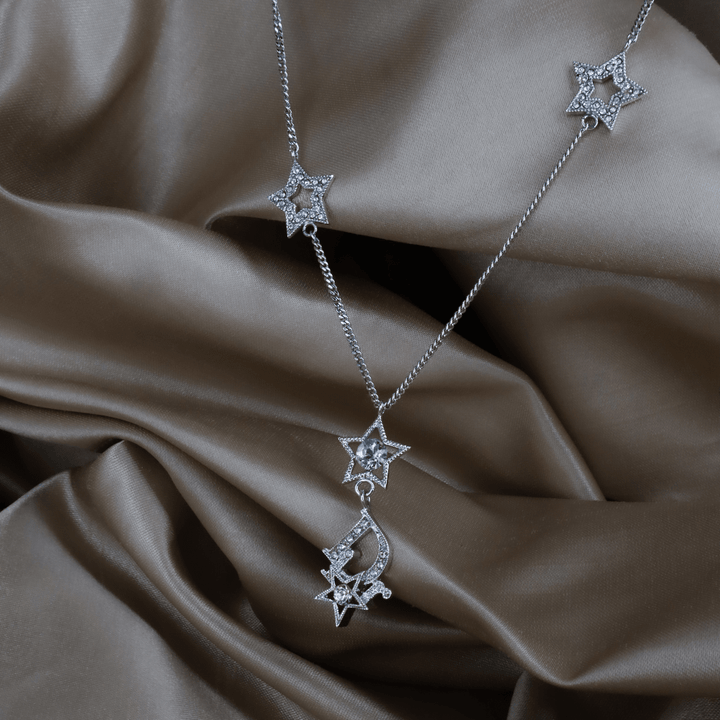 CHRISTIAN DIOR 星閃閃鎖骨項鏈 ｜極罕2000年代產品 - Vintasy