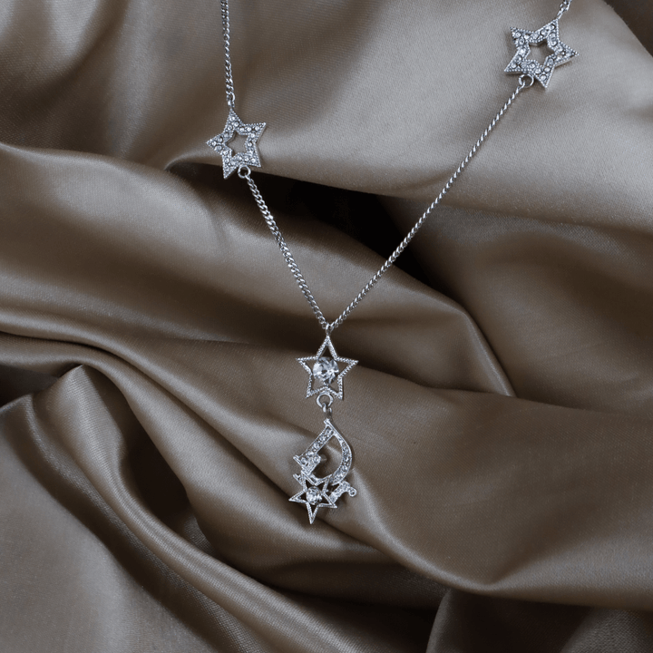 CHRISTIAN DIOR 星閃閃鎖骨項鏈 ｜極罕2000年代產品 - Vintasy